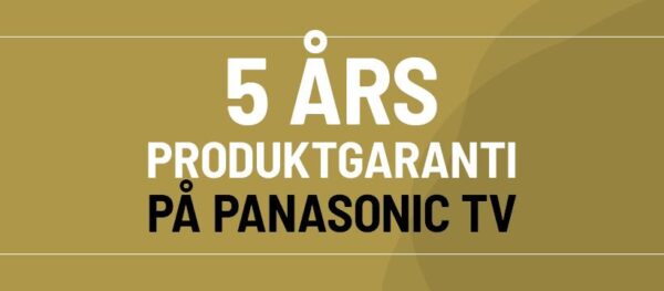 5 ÅR GARANTI