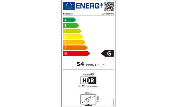 TX-43MX940E energi