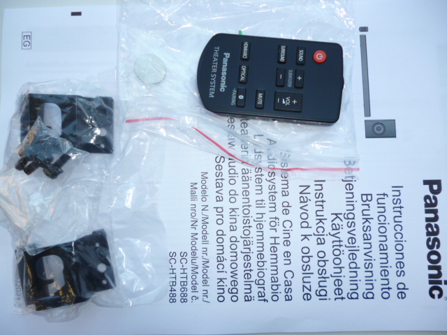 SC-HTB688EGK tilbehør SC-HTB688EGK tilbehør